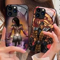 ราคา Mortal Kombat 03 เคสโทรศัพท์กระจกนิรภัยสําหรับ Iphone 11 12 Mini 13 14 Plus 15 16 Pro Max Cover (41177229199)