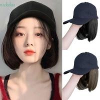 ราคา NICKOLAS ผมสั้นตรงวิกผมเบสบอล สไตล์เกาหลีคลุมทั้งหมดผู้หญิงหมวกวิกผม แฟชั่นธรรมชาติ Hip Hop Hairpiece ฤดูร้อนหมวกบังแดดวิกผมหญิง (56204025836)