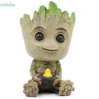ราคา NICKOLAS Groot Action Figure นั่งตกแต่งรถ Mini Groot รูปของเล่น Avengers 6 ซม อะนิเมะ Action Figure (54254088169)
