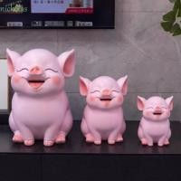 ราคา NICKOLAS กระปุกออมสินหมู ความจุขนาดใหญ่ตกแต่งกล่องออมสัตว์ กระปุกออมสินรุ่นเปิดถังออมทรัพย์การ์ตูนราศีหมูเครื่องประดับตกแต่ง (47304117410)