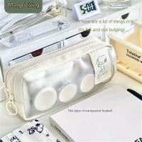 ราคา จัดส่งในพื้นที่ ลดราคา กระเป๋าใส่ดินสอ Snoopy Tea ขนาดใหญ่ โปร่งใส เนื้อด้าน ทนทานและทนต่อการสึกหรอ ทำจากผ้าเนื้อนุ่ม อเนกประสงค์ กระเป๋าเก็บเครื่องเขียนสำหรับนักเรียน (46353346923)