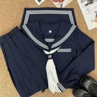 ราคา Three Copies Academy jk Orthodox Original Basic Suit Sailor Suit สาวสวย Chimei Uniform กลาง XGSO (53804050944)