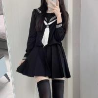 ราคา ชุดกระโปรงนักเรียนแบบJKสีดำสไตล์ญี่ปุ่น สำหรับวัยรุ่น (55704061199)