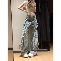 ราคา ชุดทำงาน Cannonball ฤดูใบไม้ผลิ สำหรับผู้หญิง ออกแบบสไตล์เรโทรอเมริกัน กางเกงยีนส์ทรงกระบอก ไซส์ใหญ่ (42811095212)