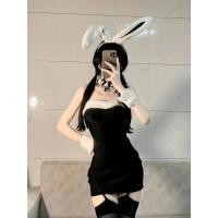 ราคา Sexy Halloween cos Bunny Girl Costume Pure Desire Nightclub Role Play Rabbit Outfit Christmas cosplay (24241374733)