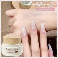 ราคา MISS GOOEY ยาทาเล็บสีขาว แต่งเล็บสีสันสดใส กาวติดเล็บติดทนนาน ยาทาเล็บแห้งเร็ว กาว Dream Snow เนื้อสีสดใส ติดทน สวย เส้นก๋วยเตี๋ยว JOYFEEL (53202461708)