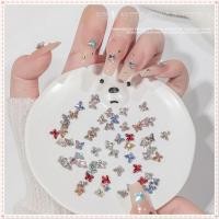 ราคา สติ๊กเกอร์ติดเล็บลายผีเสื้อ เพชร ทนทาน กาวในตัว เครื่องประดับโลหะ ใช้งานง่าย สติ๊กเกอร์ติดเล็บ ใช้งานง่าย สติ๊กเกอร์ติดเล็บ เพชร JOYFEEL (54302643238)