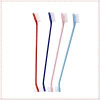 ราคา Nursing Toothbrush Angled Brush Head Cleaning Tools Toothbrush Massage Bristles Pet Supplies Double ended Design Nylon Toothbrush Pet Dental Care JOYFEEL (43567159390)