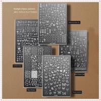 ราคา แผ่นเหล็กพิมพ์ลายเล็บลายเสือดาวลายการ์ตูน Kt Plaid ลายเกล็ดหิมะ อุปกรณ์ทำเล็บลายการ์ตูนน่ารักสำหรับร้านทำเล็บ JOYFEEL (41926493087)