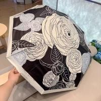 ราคา ม่านบังแดด Chanel แบบสามพับอัตโนมัติ ป้องกันรังสีUV Camellia Dual U (43877714032)