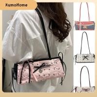 ราคา เก็บเงินปลายD กระเป๋าคลัทช์โบว์ลายจุดเรโทรสำหรับผู้หญิง กระเป๋าถือสะพายข้างน่ารักสีตัดกัน (42027592520)