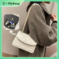 ราคา เก็บเงินปลายD กระเป๋าถือผู้หญิงขนาดเล็ก ดีไซน์เก๋ ประดับมุก กระเป๋าทรงสี่เหลี่ยมเล็ก ปักลาย กระเป๋าสะพายไหล่ (45203101154)