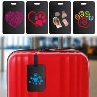 ราคา 2025 หนัง PU แท็กกระเป๋าเดินทาง ชื่อ ID ป้าย กระเป๋าเดินทาง ป้ายระบุ รอยเท้าอลูมิเนียม Series (53953892992)