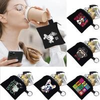 ราคา กระเป๋าใส่เหรียญ กระเป๋าเก็บกุญแจ วัตถุขนาดเล็ก แหวน หัวเข็มขัด ออแกไนเซอร์ ซิป ผ้าใบสีดำ สุนัขน่ารัก พิมพ์ลายตัวอักษร (52302627602)