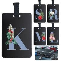 ราคา อุปกรณ์เสริมแท็กกระเป๋าเดินทางหนัง PU สำหรับผู้หญิงมัลติฟังก์ชั่นชื่อ ID สำหรับกระเป๋าเป้สะพายหลังสำหรับรูปแบบสีน้ำเงิน (52003888523)