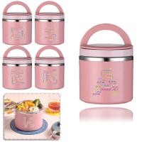 ราคา กล่องข้าวสแตนเลส กล่องถนอมอาหาร กล่องใส่อาหาร กล่องอาหารกลางวันทรงกลม 630ml กล่องอาหาร กล่องข้าว (41477582448)