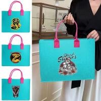 ราคา กระเป๋าช้อปปิ้ง Felt bag handbag cosmetic bag Commuter Lightweight Felt Tote Bag Gift Bag Tote Bag Goodies Bag (41466839810)