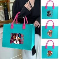 ราคา กระเป๋าช้อปปิ้ง Multi Functional Student Felt Tote Bag Student Tuition Bag Felt Bag Tote Bag School Bag Women Bag (41216848071)