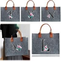 ราคา กระเป๋าคนท้องสักหลาด Beg กระเป๋าผ้าอ้อมแม่เด็ก กระเป๋าโท้ทสักหลาด ของขวัญ กระเป๋าโท้ทสักหลาด ของขวัญส่วนบุคคลรูปแบบสีขาว (40567090728)
