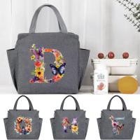 ราคา ถุงอาหารกลางวันความร้อนตัวเล็กฉนวนกันความร้อนหลายขนาดสีชมพูกล่องอาหารกลางวันถุงไหล่กระเป๋ากันน้ำพิมพ์ผีเสื้อของเด็ก (40159401172)