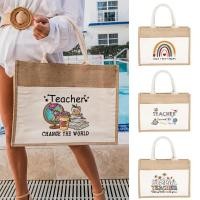 ราคา กระสอบของใช้ซ้ำได้กระสอบของชำระเงินครูพิมพ์ชุดกระเป๋าถือชายหาด (29965482073)