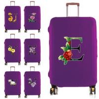 ราคา กระเป๋าเดินทางล้อลาก ที่ครอบคลุมกระเป๋าเดินทางสีดอกไม้พิมพ์กระเป๋าเดินทางสำหรับ 18 32 นิ้ว (29710038691)