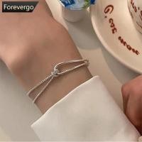 ราคา สร้อยข้อมือสองชั้น สลวยเงินและโลหะผสม สำหรับเครื่องประดับมือ (57000635597)