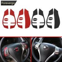 ราคา FVG รถคาร์บอนไฟเบอร์พวงมาลัยตกแต่งสติกเกอร์ Trim สําหรับ Nissan X trail Xtrail T32 Qashqai J11 Teana J33 (55650838730)