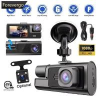 ราคา FVG 2 0 นิ้วหน้าจอ IPS HD 1080P 3 เลนส์ Dash Cam ด้านหน้าห้องโดยสารด้านหลัง Triple Recording กล้องรถอุปกรณ์เสริม (47352527657)
