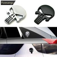 ราคา FVG 3D โลหะป้ายสัญลักษณ์สติกเกอร์รูปลอก Punisher Skull รถรถจักรยานยนต์สติกเกอร์กันน้ํา (57453357796)