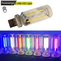 ราคา FVG 1 PC Touch Control รถ USB LED บรรยากาศหลอดไฟไส้โคมไฟ LED Filament Night ตกแต่ง (57053335368)