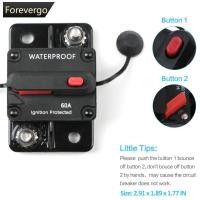 ราคา FVG 1 PC รถกันน้ําเรือ Auto AMP Circuit Breaker ฟิวส์รีเซ็ต DC 12 48V 30A 300A (55500630483)