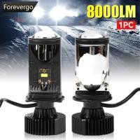 ราคา FVG 1PC H4 ไฟหน้ารถหลอดไฟโปรเจคเตอร์เลนส์ LED 8000LM CANBUS Turbo หลอดไฟอัตโนมัติสูงต่ําหมอกหลอดไฟ 6000K (54803343534)