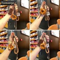 ราคา FVG Creative Bowknot เชือกทอพวงกุญแจช็อกโกแลต Bagel ขนมปังพวงกุญแจโพลีเอสเตอร์ Anti lost กระเป๋ากุญแจรถแขวนตกแต่งทอ (53502516466)