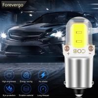 ราคา FVG 2 ชิ้น BA9S รถ 2LED LED 3 วัตต์ LED COB หลอดไฟป้ายทะเบียนภายในเครื่องหมายอ่านโคมไฟอัตโนมัติสีขาว 6000 พัน (52951703490)