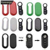 ราคา FVG 3 ชิ้น เซ็ต 3 ปุ่มรีโมทดัดแปลง Flip Silica กุญแจรถฝาครอบใบมีดสําหรับ Fiat 500 Panda Punto Bravo (50200838839)