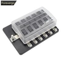 ราคา FVG 12V 24V 6 8 10 12 Ways ผู้ถือฟิวส์รีเลย์กล่อง Terminal Circuit ฟิวส์กล่อง LED ไฟเตือนวงจรฟิวส์กล่องรถ Marine ฟิวส์แผง (49203245231)