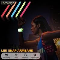 ราคา สายรัดข้อมือเรืองแสง LED ชาร์จไฟได้ เหมาะสำหรับวิ่งกลางคืน (41924095934)