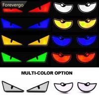 ราคา FVG 2 ชิ้นรถจักรยานยนต์ LED DevilEyes ไฟ Demon Eyes ไฟหน้ารถจักรยานยนต์ Mini โปรเจคเตอร์เลนส์ไฟเลี้ยวโคมไฟตกแต่งรถไฟ (40224095546)