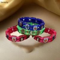 ราคา สร้อยข้อมือวินเทจพีวีซี ลายพระเยซูและพระแม่มารี พร้อมลูกปัดลูกประคำ ยืดหยุ่นสำหรับทุกวัน และงานปาร์ตี้ (57504824415)