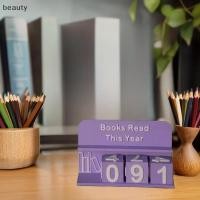 ราคา ความงาม หนังสือ อ่านป้ายปีนี้ 3D พิมพ์หนังสือเคาน์เตอร์สําหรับอ่านเป้าหมายแสดงหนังสือ Tracker การจัดการแผนอ่านตกแต่งโต๊ะ TH (49203856355)