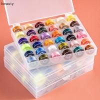 ราคา beauty ชุดกล่องกระสวยเย็บผ้า Bobbin ด้ายหลากสี Spool Stitch Machine Spools อุปกรณ์เย็บผ้า TH (45550682846)