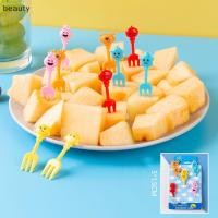 ราคา beauty 10 ชิ้นสัตว์ฟาร์มส้อมผลไม้มินิการ์ตูนเด็กขนมขบเคี้ยวเค้กขนมอาหารผลไม้เลือกไม้จิ้มฟัน Bento Lunches Party Decor TH (53803822491)