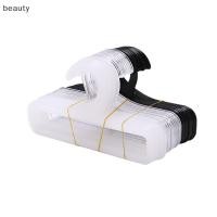 ราคา ความงาม 10 ชิ้นจุ่มชั้นวางผ้าพันคอโลหะแหวนไม้แขวนเสื้ออเนกประสงค์ TH (53403831597)