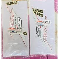 ราคา สติ๊กเกอร์บังลมหน้า mio สีขาว แท้ศูนย์ yamaha ราคาต่อ 1 แผ่น (44164833749)