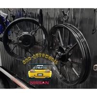 ราคา ล้อแม็ก Fino Fi ของแท้ Yamaha ทำสีเพาเดอร์โค๊ดสีดำ (44052516367)