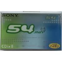 ราคา Blank Cassette Tape ซีล เทปคาสเซ็ตเปล่าวินเทจ Sony CDixII 54 นาที Type II ซีล Made in Thailand ยุค 90 เทปเปล่า (19953797032)