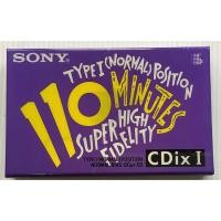 ราคา มือหนึ่ง Blank Cassette Tape เทปคาสเซ็ตเปล่าวินเทจ Sony CDix I 110นาที Type 1 Normal Position ซีล ลิขสิทธิ์ (26742315756)