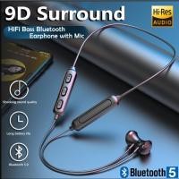 ราคา หูฟังบลูทูธไร้สาย ชุดหูฟังบลูทูธไร้สายกีฬา Bluetooth Earphone หูฟังออกกำลังกาย ทนเหงื่อ หูฟังบลูทูธคล้องคอพร้อมไมโครโฟน (9697820850)