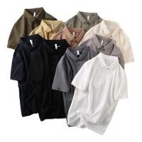 ราคา เสื้อโปโลเสื้อสีพื้น แขนสั้น เสื้อคอปก slim fit ชุดคู่รักแนววินเทจ YF009 (29136238756)
